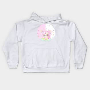 Kawaii girl Design Kids Hoodie